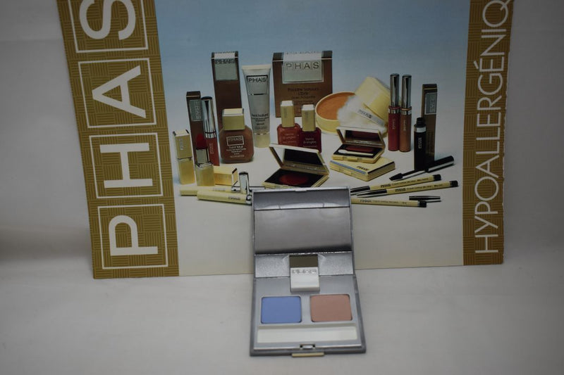 PHAS HYPOALLERGĖNIQUE DUO LUMIERE / ΥΠΟΑΛΛΕΡΓΙΚΗ ΔΙΠΛΗ ΣΚΙΑ ΜΑΤΙΩΝ σε Απόχρωση (CLARTE /  SEREINE - Γαλάζιο / Σομόν) 2x1.5 g - Χωρίς κουτί.