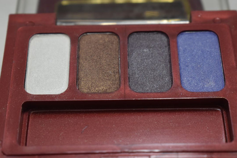 SEVENTEEN 17 COSMETICS CAKE EYE SHADOW 4 COLOUR SET   (PALETTES No 01 -  PLUMS) / Συμπαγής Τετραπλή Σκιά Ματιών -  (COLLECTION 01) -  Σε Απόχρωση (Εκρού - Καφέ - Πράσινο - Δαμασκηνί) 8 g.