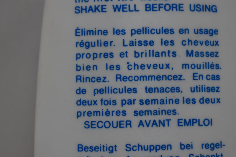 REVLON FORFULA ZP11  (VERSION 1979) ORIGINAL SHAMPOO TREATMENT / ELIMINATES DANDRUFF / ΑΝΤΙΠΙΤΥΡΙΔΙΚΟ 200 ml 6.7 FL.OZ.