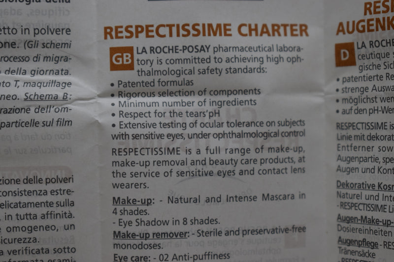 LA ROCHE-POSAY LABORATOIRE PHARMACEUTIQUE FARD À PAUPIÈRES MONO / SINGLE EYE SHADOW / ΜΟΝΗ ΣΚΙΑ ΜΑΤΙΩΝ σε Απόχρωση (Moka Croquant - Καφέ Σκούρο) SECURITE OPHTALMOLOGIQUE.