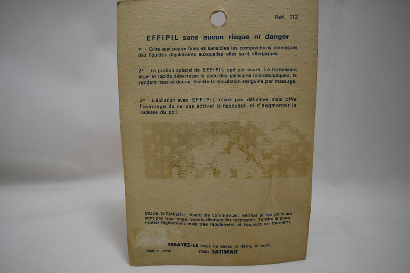 EFFIPIL GANT D'ÉPILATION CORPORELLE EFFACE COMME UNE GOMME / BODY HAIR REMOVAL GLOVE / ΑΠΟΤΡΙΧΩΤΙΚΟ ΓΑΝΤΙ ΣΩΜΑΤΟΣ.