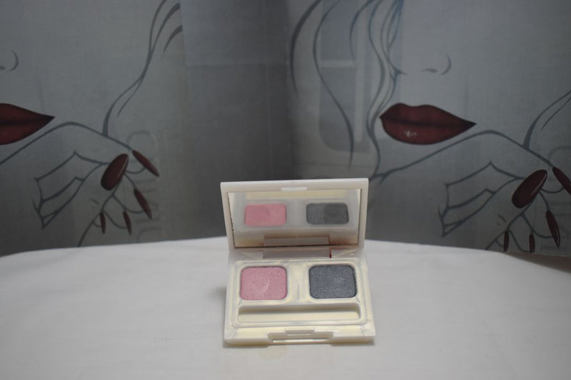 SEVENTEEN 17 COSMETICS CAKE EYESHADOW SUPER IRIDESCENT (No 23 - DUOLIGHT) / Συμπαγής Διπλή Σκιά Ματιών, Σούπερ Ιριδίζουσα -  (COLLECTION 23) -  Σε Απόχρωση (Ροζ - Γκρι) 4.5 g.