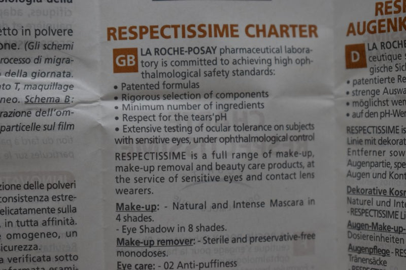 LA ROCHE-POSAY LABORATOIRE PHARMACEUTIQUE FARD À PAUPIÈRES MONO / SINGLE EYE SHADOW / ΜΟΝΗ ΣΚΙΑ ΜΑΤΙΩΝ σε Απόχρωση (Vert Anis - Πράσινο του Γλυκάνισου) SECURITE OPHTALMOLOGIQUE.