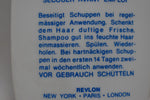 REVLON FORFULA ZP11  (VERSION 1979) ORIGINAL SHAMPOO TREATMENT / ELIMINATES DANDRUFF / ΑΝΤΙΠΙΤΥΡΙΔΙΚΟ 200 ml 6.7 FL.OZ.