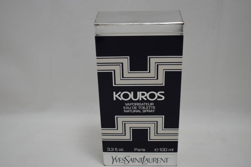 YVES SAINT LAURENT KOUROS (VERSION 1981) ORIGINAL POUR HOMME / FOR MEN EAU DE TOILETTE VAPORISATEUR (NATURAL SPRAY) 100 ml 3.3 FL.OZ.