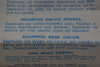 OM-OR (adelco) ORIGINAL CONCENTRATE Shampoo anti dandruff / Strengthens the roots / Σαμπουάν Αντιπιτυριδικό / Δυναμώνει τις ρίζες (VERSION 1980) 35 gr