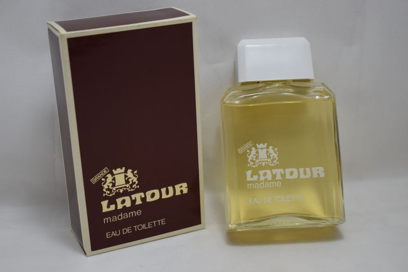 LATOUR GRANDE monsieur (VERSION 1980) POUR HOMME / FOR MEN EAU DE TOILETTE 120 ml 4 FL.OZ. + LATOUR GRANDE madame (VERSION 1980) POUR FEMME / FOR WOMEN EAU DE TOILETTE 120 ml 4 FL.OZ.