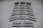 Gillette SUPER SILVER (5) STAINLESS STEEL BLADES Platinum hardened edges Χ 20 pieces (PACK)