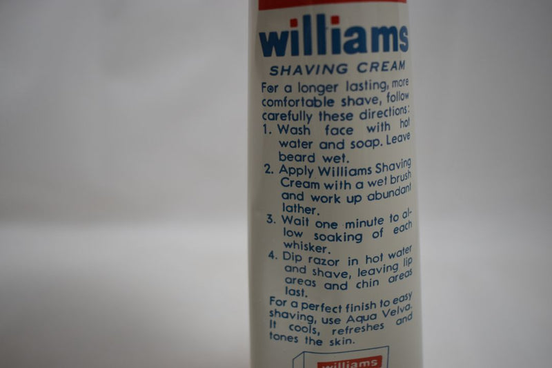 Williams SHAVING CREAM WITH LANOLIN (VERSION 1978) / Κρέμα ξυρίσματος με Λανολίνη 115 gr 4 OZ.