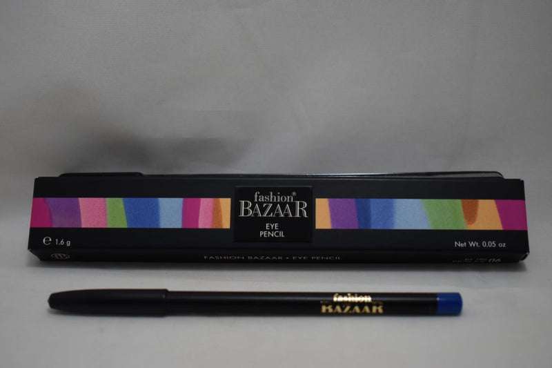 FASHION BAZAAR EYE PENCIL + PENCIL SHARPENER / Μολύβι Ματιών + Ξύστρα Μολυβιών, σε Απόχρωση (ELECTRIC BLUE - ΜΠΛΕ ΕΛΕΚΤΡΙΚ) 1.6 g.