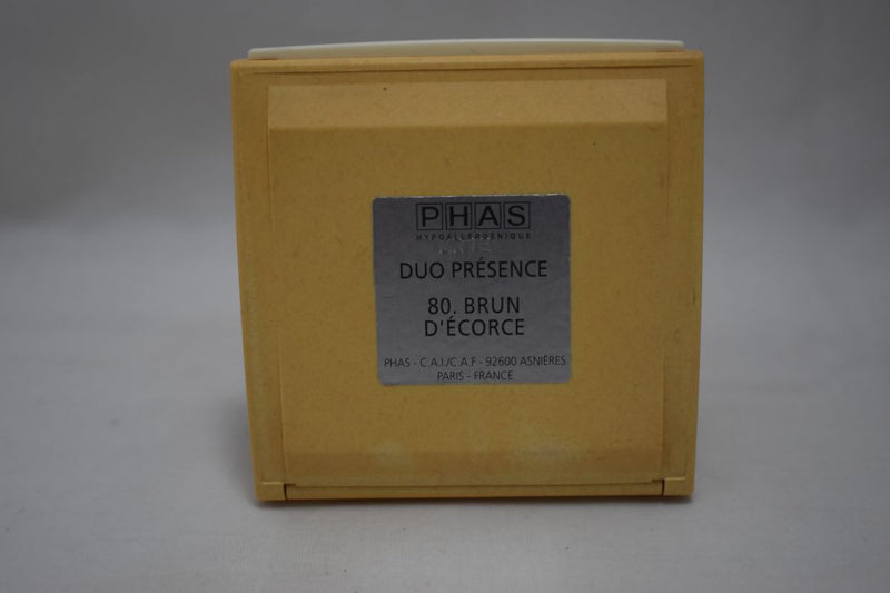 PHAS HYPOALLERGĖNIQUE DUO OMBRE À PAUPIÈRES  / DOUBLE EYE SHADOW / ΔΙΠΛΗ ΣΚΙΑ ΜΑΤΙΩΝ, Υποαλλεργική, σε Απόχρωση (BRUN /  D'ECORCE - Καφέ / Σομόν) 2x2 g - Χωρίς κουτί.