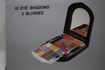 YAZ ENTERPRISES MIAMI KIT MAKE-UP (1800) 18 EYE SHADOWS + 3 BLUSHES / Σετ Μακιγιάζ 18 (Σκιές Ματιών) + 3 (Ρουζ)  NET WT 1.17 OZ.