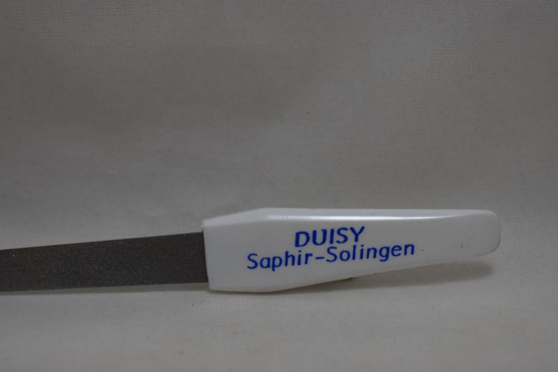 DUISY Sapphire SOLINGEN FILE, COARSE / FINE / Λίμα από ζαφείρι, κορυφαίας ποιότητας με την εγγύηση Solingen, Χοντρή / Ψιλή με μήκος 13 cm.