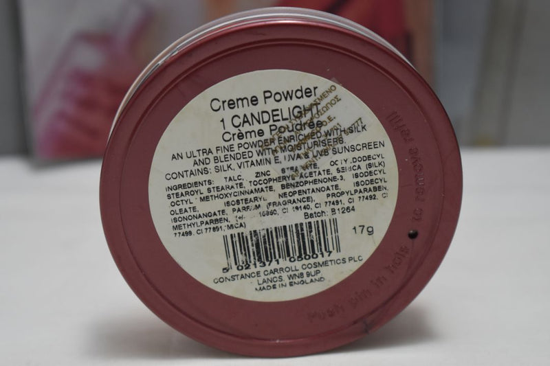 CONSTANCE CARROLL COMPACT POWDER / CREME POWDER Συμπαγής (Πιεσμένη) Πούδρα Προσώπου σε Απόχρωση (CANDLELIGHT - ΑΝΟΙΚΤΟ ΦΥΣΙΚΟ) 17 g.