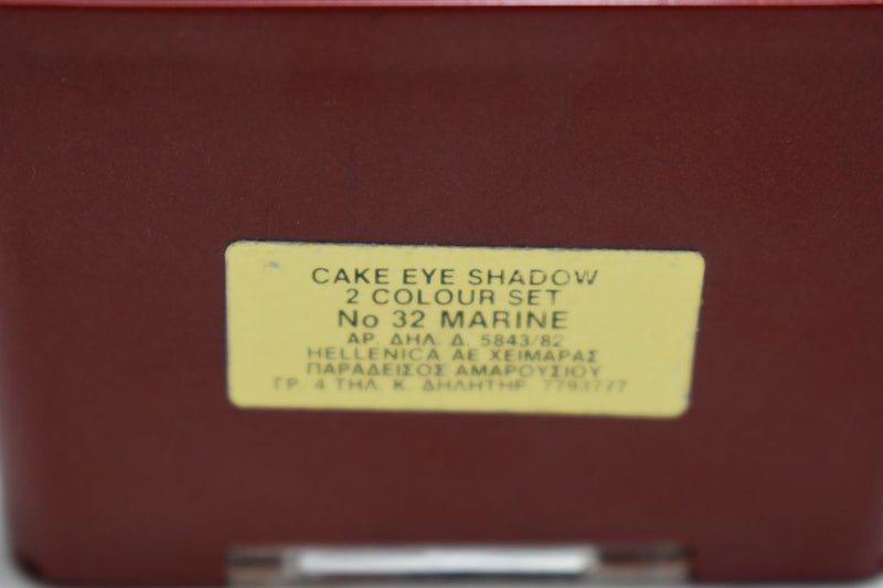 SEVENTEEN 17 COSMETICS CAKE EYE SHADOW 2 COLOUR SET (SET No 32 MARINE) / Συμπαγής Διπλή Σκιά Ματιών -  (COLLECTION 32) -  Σε Απόχρωση (Ροζ Απαλό - Μπλε Βαθύ) - Χωρίς Κουτί 4 g.
