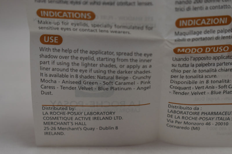 LA ROCHE-POSAY LABORATOIRE PHARMACEUTIQUE FARD À PAUPIÈRES MONO / SINGLE EYE SHADOW / ΜΟΝΗ ΣΚΙΑ ΜΑΤΙΩΝ σε Απόχρωση (Moka Croquant - Καφέ Σκούρο) SECURITE OPHTALMOLOGIQUE.