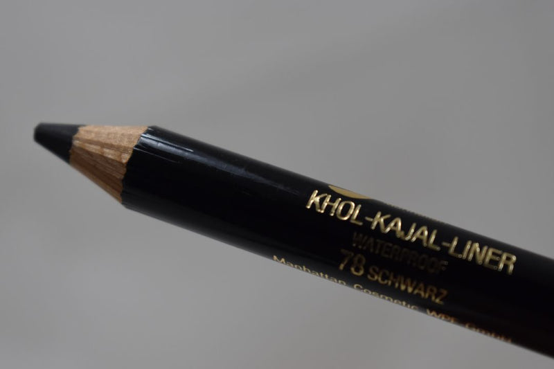 MANHATTAN COSMETICS BIG KHOL-KAJAL- LINER (PENCIL) WATERPROOF / Μολύβι Ματιών Καζάλ, Χονδρό, Αδιάβροχο, σε Απόχρωση (No 78 - SCWARZ - Μαύρο).