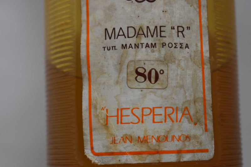 "HESPERIA" - JEAN MENOUNOS  - MADAME "R" ΤΥΠΟΥ ΜΑΝΤΑΜ ΡΟΣΣΑ 80° - (VERSION 1976) EAU DE COLOGNE POUR FEMME / FOR WOMEN 530 ml 17.7 FL.OZ - jumbo !!!