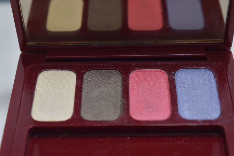 SEVENTEEN 17 COSMETICS CAKE EYE SHADOW 4 COLOUR SET   (PALETTES No 17 - SPLENDOUR) / Συμπαγής Τετραπλή Σκιά Ματιών -  (COLLECTION 17) -  Σε Απόχρωση (Σομόν - Καφέ - Φούξια - Λιλά) 8 g.