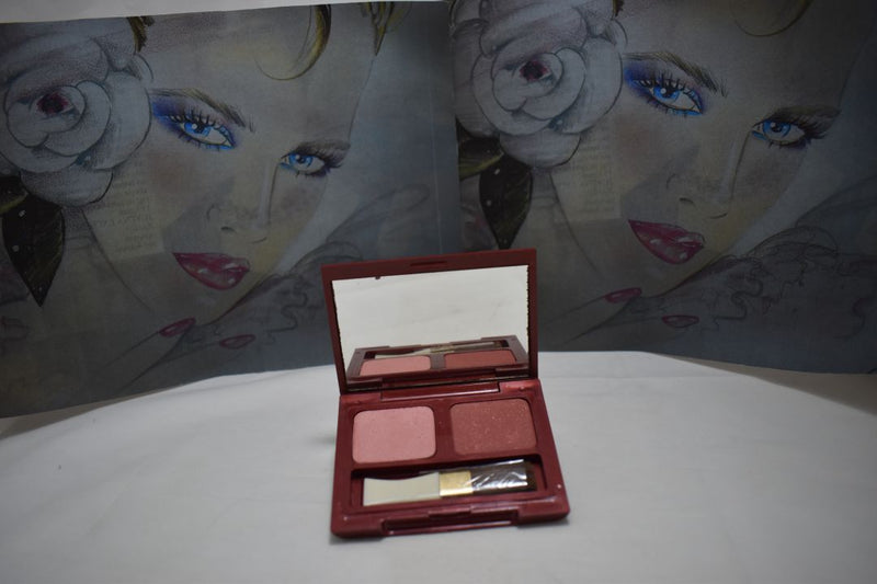 SEVENTEEN 17 COSMETICS BEAUTY COLOR / BLUSHER / FARD A JOUES / 2 COLOR SET (No 3 AZALEA - ROSEWOOD) / Διπλό ρουζ -  (COLLECTION 3) -  Σε Απόχρωση (Σομόν - Κεραμιδί) 5.5 g.