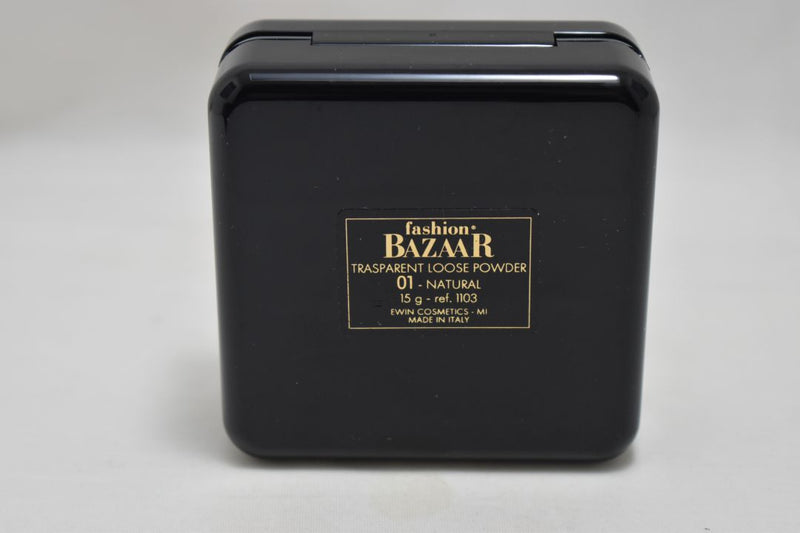 FASHION BAZAAR TRANSPARENT LOOSE POWDER / Διάφανη Πούδρα σε μορφή Σκόνης σε Απόχρωση (NATURAL - ΦΥΣΙΚΟ) 15 g.