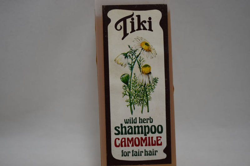 TiKi WILD HERB SHAMPOO CAMOMILE (VERSION 1983) FOR FAIR HAIR  / ΦΥΤΟΣΑΜΠΟΥΑΝ ΧΑΜΟΜΗΛΙΟΥ ΓΙΑ ΞΑΝΘΙΑ ΜΑΛΛΙΑ  120 ml 4 FL.OZ.