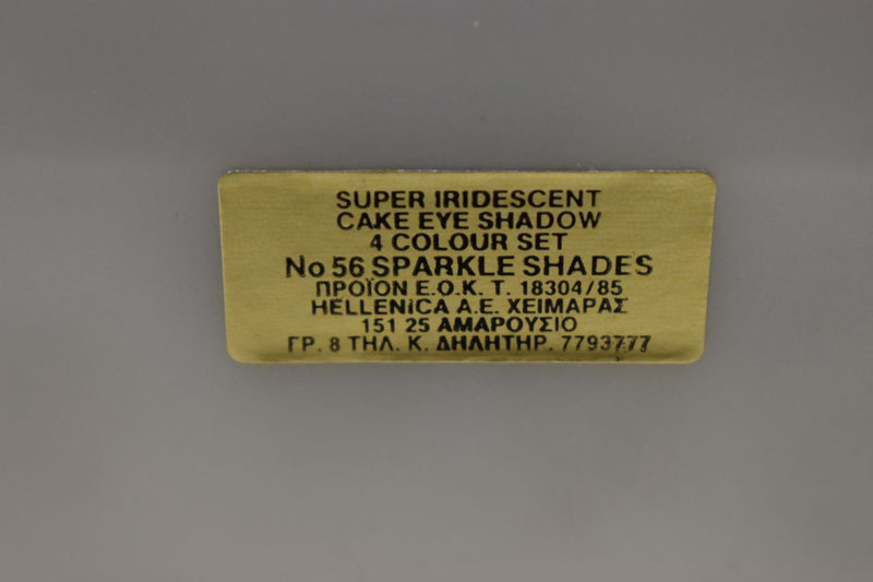 SEVENTEEN 17 COSMETICS CAKE EYESHADOW SUPER IRIDESCENT (PALETTE No 56 -  SPARKLE SHADES) / Συμπαγής Τετραπλή Σκιά Ματιών, Σούπερ Ιριδίζουσα -  (COLLECTION 56) -  Σε Απόχρωση (Ροζ - Λαδί - Σομόν - Πράσινο Ανοικτό) 8 g.