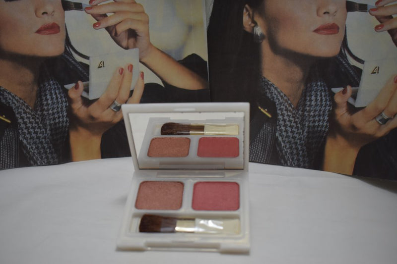 SEVENTEEN 17 COSMETICS BEAUTY COLOR / BLUSHER / FARD A JOUES / SUPER IRIDESCENT 2 COLOR SET (No 24 CAMEO - BLOSSOM) / Διπλό ρουζ, Σούπερ Ιριδίζον -  (COLLECTION 24) -  Σε Απόχρωση (Καφέ Ανοικτό - Κεραμιδί) 8 g.