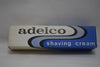 adelco shaving cream (version 1977) / Κρέμα ξυρίσματος για την αποτελεσματική προστασία της επιδερμίδας από ερεθισμούς και μολύνσεις 40 gr 1.4 OZ.