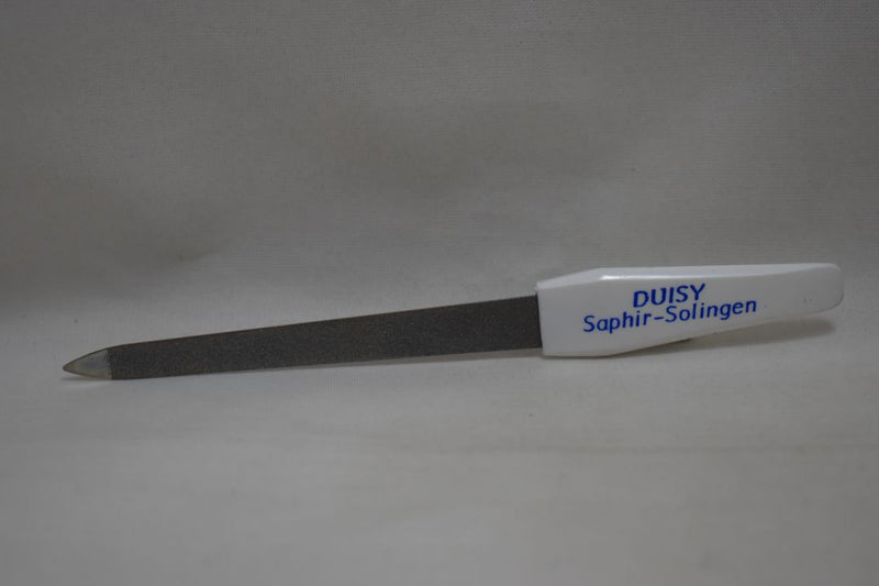 DUISY Sapphire SOLINGEN FILE, COARSE / FINE / Λίμα από ζαφείρι, κορυφαίας ποιότητας με την εγγύηση Solingen, Χοντρή / Ψιλή με μήκος 13 cm.