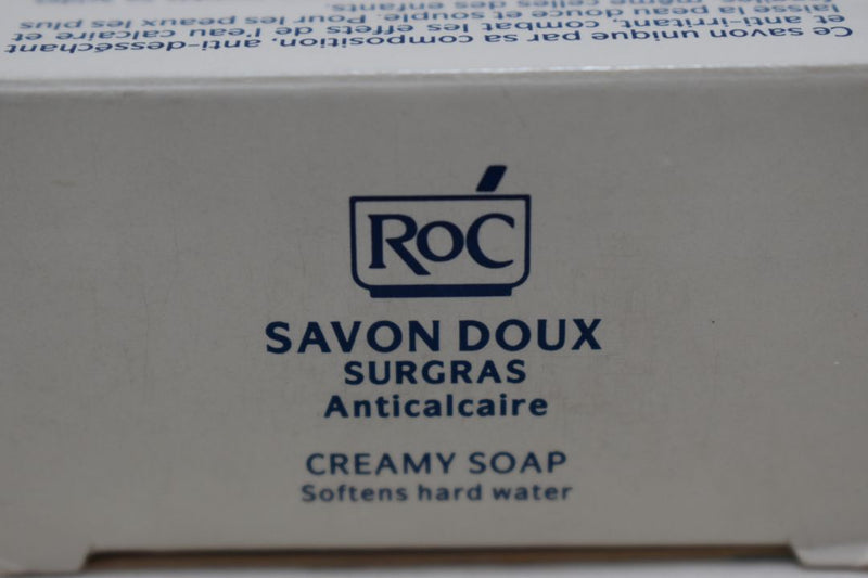 ROC DERMATOLOGIC SAVON DOUX SURGRAS CREAMY ANTICALCAIRE / Απαλό, αντιασβεστούχο, μαλακτικό κρεμοσάπουνο, καθαρίζει αποτελεσματικά, κατάλληλο και για την γυναικεία υγιεινή 150 g 5.25 OZ.