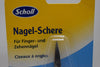Scholl Nagel-Schere Fur Finger-und Zehennagel,  Edelstahl,Gebogen/Nail Scissors For Finger and Toenails, Cuticle scissors, Stainless Steel, Curved / Ψαλίδι Νυχιών για Νύχια Χεριών και Ποδιών, και για Πετσάκια, Από Ανοξείδωτο Χάλυβα (Ατσάλι), Κυρτό, 9 cm.