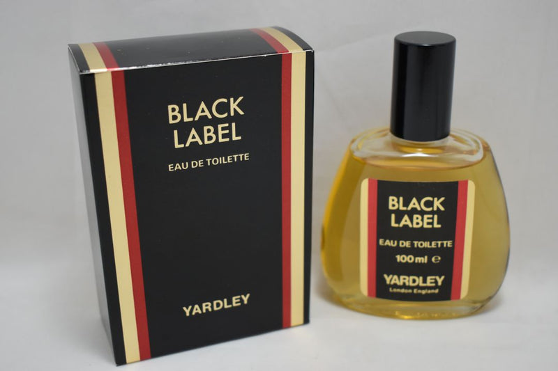 YARDLEY BLACK LABEL (VERSION 1981) ORIGINAL FOR MEN / POUR HOMME EAU DE TOILETTE 100 ml 3.4 FL.OZ.