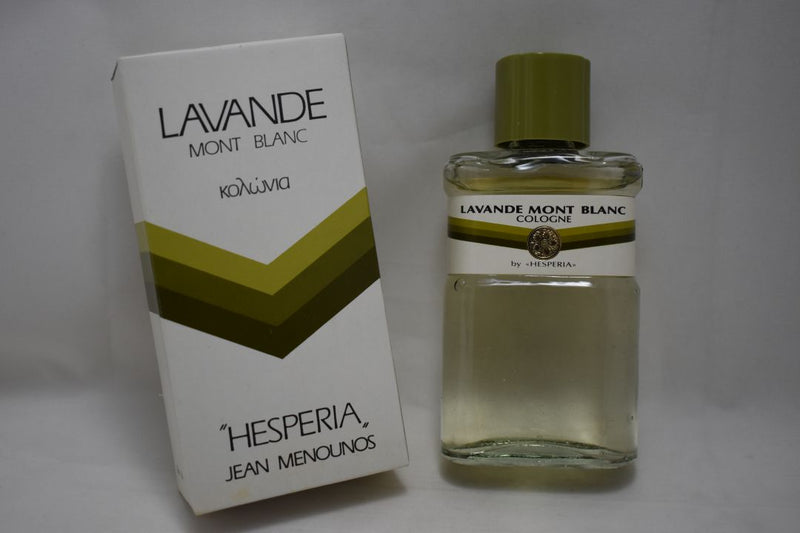 "HESPERIA" - JEAN MENOUNOS LAVANDE MONT BLANC (VERSION 1960) COLOGNE POUR HOMME / POUR FEMME -  ΛΕΒΑΝΤΑ ΛΕΥΚΟΥ ΟΡΟΥΣ  100 ml 3.4 FL.OZ.