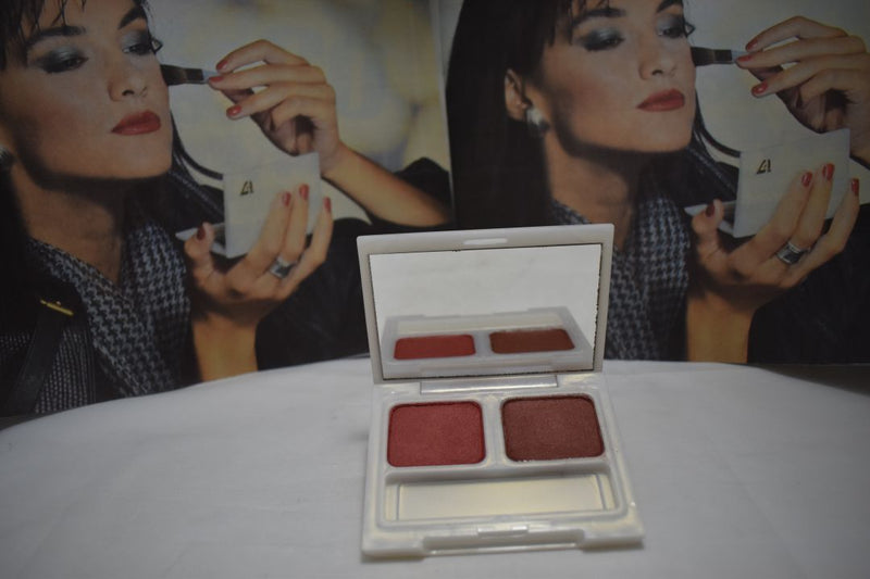 SEVENTEEN 17 COSMETICS BEAUTY COLOR / BLUSHER / FARD A JOUES / SUPER IRIDESCENT 2 COLOR SET (No 21 DAISY - LILLY) / Διπλό ρουζ, Σούπερ Ιριδίζον -  (COLLECTION 21) -  Σε Απόχρωση (Κεραμιδί - Καφέ) 8 g.