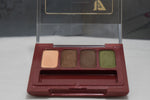 SEVENTEEN 17 COSMETICS CAKE EYE SHADOW 4 COLOUR SET   (PALETTES No 02 -  BROWNS) / Συμπαγής Τετραπλή Σκιά Ματιών -  (COLLECTION 02) -  Σε Απόχρωση (Σομόν - Καφέ Σκούρο - Πράσινο Βαθύ - Πράσινο της Ελιάς) 8 g.
