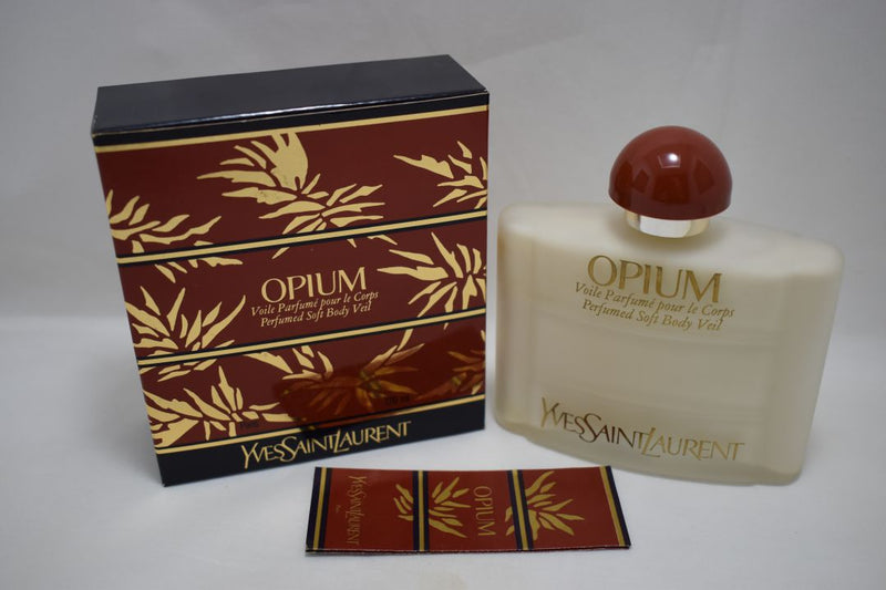 YVES SAINT LAURENT OPIUM (VERSION 1977) ORIGINAL POUR FEMME / FOR WOMEN VOILE PARFUME POUR LE CORPS / PERFUMED SOFT BODY VEIL 120 ml 4 FL.OZ.