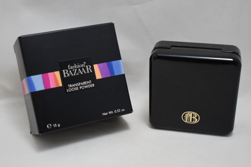 FASHION BAZAAR TRANSPARENT LOOSE POWDER / Διάφανη Πούδρα σε μορφή Σκόνης σε Απόχρωση (NATURAL - ΦΥΣΙΚΟ) 15 g.
