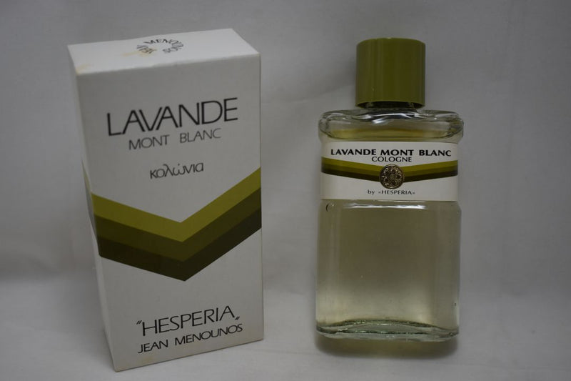 "HESPERIA" - JEAN MENOUNOS LAVANDE MONT BLANC (VERSION 1960) COLOGNE POUR HOMME / POUR FEMME -  ΛΕΒΑΝΤΑ ΛΕΥΚΟΥ ΟΡΟΥΣ  100 ml 3.4 FL.OZ.