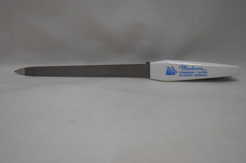 Madison Spitzenqualitat mit garantie SOLINGEN GERMANY, SAPPHIRE FILE, COARSE / FINE / Λίμα από Ζαφείρι, κορυφαίας ποιότητας με την εγγύηση Solingen, Χοντρή / Ψιλή με μήκος 17 cm.