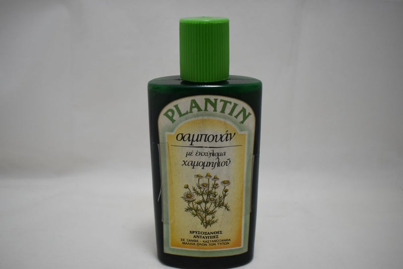 PLANTIN HERBAL SHAMPOO WITH CHAMOMILE EXTRACT GOLDEN BLONDE HIGHLIGHTS FOR BLONDE - BROWN HAIR OF ALL TYPES / Φυτικό Σαμπουάν με Εκχύλισμα Χαμομηλιού, Χρυσόξανθες ανταύγειες για Ξανθά - Καστανόξανθα μαλλιά όλων των τύπων 200 ml 6.7 FL.OZ.