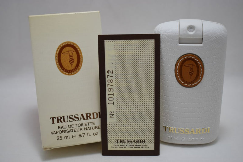 TRUSSARDI CLASSIC DONNA (VERSION 1980) ORIGINAL POUR FEMME / FOR WOMEN EAU DE TOILETTE VAPORISATEUR (NATURAL SPRAY) 25 ml 0.84 FL.OZ.