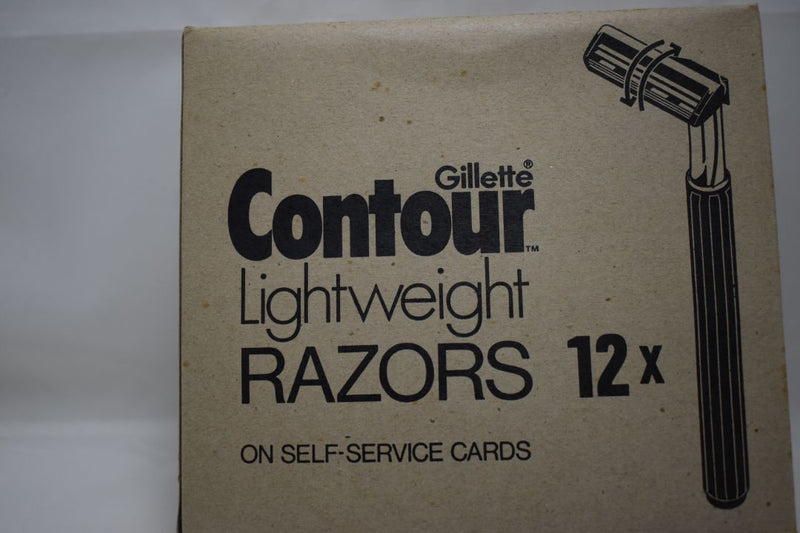 Gillette Contour / ATRA ORIGINAL (VERSION 1977)  Deluxe Lightweight TWO BLADE SWIVEL HEAD RAZOR Sealed and Unused