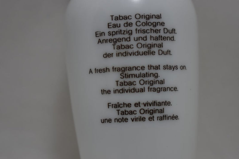 MÄURER&WIRTZ TABAC ORIGINAL (VERSION 1959) POUR HOMME / FOR MEN EAU DE COLOGNE 100 ml 3.4 FL.OZ – Χωρίς κουτί.