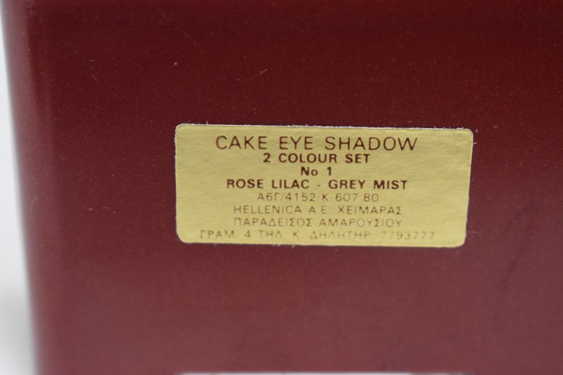 SEVENTEEN 17 COSMETICS CAKE EYE SHADOW DUO (No 1 ROSE LILAC - GREY MIST) / Συμπαγής Διπλή Σκιά Ματιών -  (COLLECTION 1) -  Σε Απόχρωση (Ροζ Λιλά - Γκρι) 4 g.