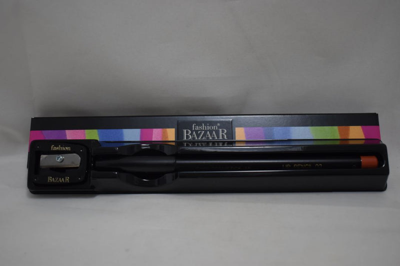 FASHION BAZAAR LIP PENCIL + PENCIL SHARPENER / Μολύβι Χειλιών + Ξύστρα Μολυβιών, σε Απόχρωση (CORAL - ΚΟΡΑΛΛΙ) 1.6 g.