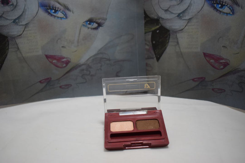 SEVENTEEN 17 COSMETICS CAKE EYE SHADOW DUO (No 5 APRICOT - WALNUT) / Συμπαγής Διπλή Σκιά Ματιών -  (COLLECTION 5) -  Σε Απόχρωση (Βερικοκκί - Καφέ της Καρυδιάς) 4 g.