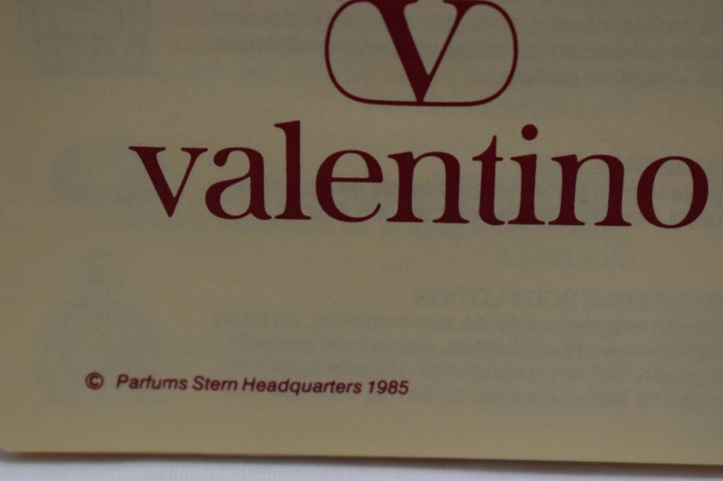 VALENTINO BY VALENTINO "V" CLASSIC (VERSION 1985) ORIGINAL POUR FEMME / FOR WOMEN EAU DE TOILETTE 50 ml 1.7 FL.OZ.