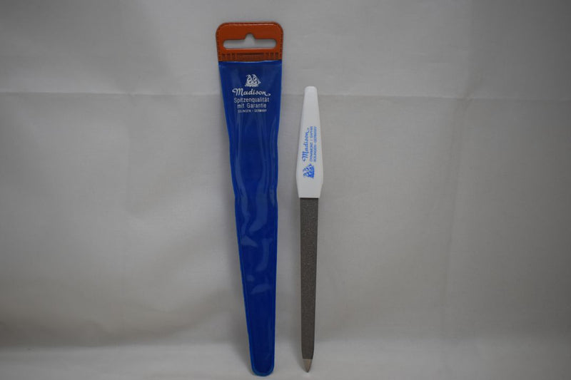 Madison Spitzenqualitat mit garantie SOLINGEN GERMANY, SAPPHIRE FILE, COARSE / FINE / Λίμα από Ζαφείρι, κορυφαίας ποιότητας με την εγγύηση Solingen, Χοντρή / Ψιλή με μήκος 17 cm.