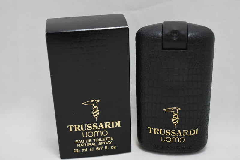 TRUSSARDI CLASSIC UOMO (VERSION 1983) ORIGINAL POUR HOMME / FOR MEN EAU DE TOILETTE VAPORISATEUR (NATURAL SPRAY) 25 ml 0.84 FL.OZ.
